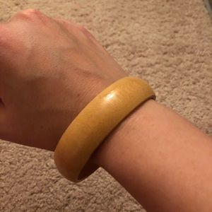 Tan bangle bracelet